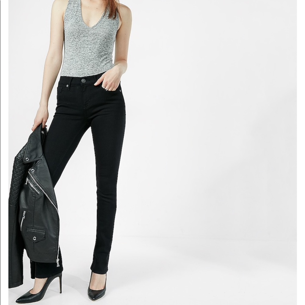Express black jeans